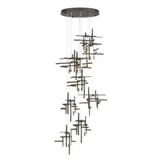 Tura LED Pendant in Dark Smoke (39|131109-SKT-STND-07-YC0305)