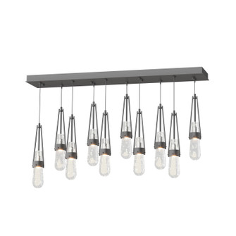 Link Link 10-Light Blown Glass Pendant in Black (39|131200-SKT-STND-10-YG0434)