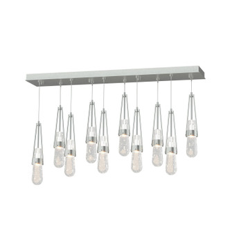 Link Link 10-Light Blown Glass Pendant in Vintage Platinum (39|131200-SKT-STND-82-YG0434)