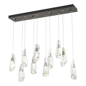 Luma Luma 10-Light Large Crystal Pendant in Natural Iron (39|131201-SKT-STND-20-CR)
