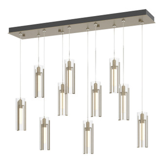 Exos Glass Exos Glass 10-Light Pendant in Soft Gold (39|131204-SKT-STND-84-ZM0065)