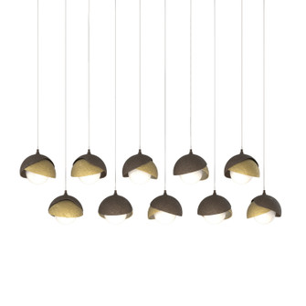 Brooklyn LED Pendant in Bronze (39|131205-SKT-LONG-05-86-GG0711)