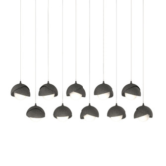 Brooklyn Brooklyn 10-Light Double Shade Pendant in Natural Iron (39|131205-SKT-LONG-20-20-GG0711)
