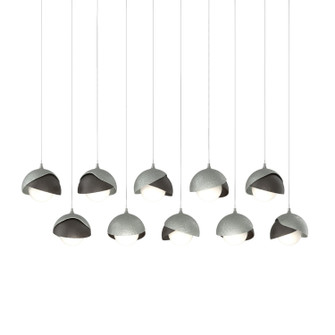 Brooklyn Brooklyn 10-Light Double Shade Pendant in Vintage Platinum (39|131205-SKT-LONG-82-14-GG0711)