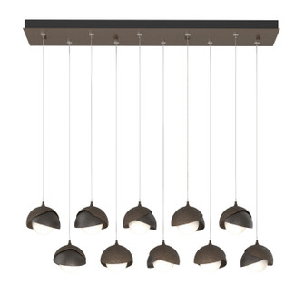 Brooklyn Brooklyn 10-Light Double Shade Pendant in Bronze (39|131205-SKT-STND-05-14-GG0711)