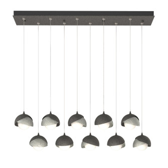 Brooklyn Brooklyn 10-Light Double Shade Pendant in Natural Iron (39|131205-SKT-STND-20-85-GG0711)