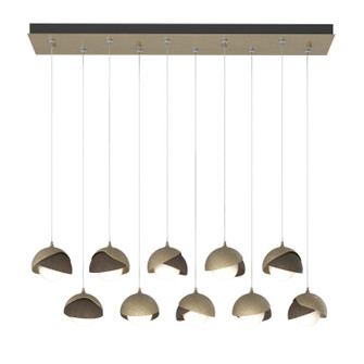 Brooklyn Brooklyn 10-Light Double Shade Pendant in Soft Gold (39|131205-SKT-STND-84-05-GG0711)