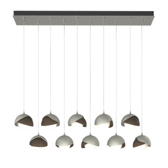 Brooklyn Brooklyn 10-Light Double Shade Pendant in Sterling (39|131205-SKT-STND-85-05-GG0711)
