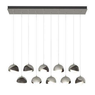 Brooklyn Brooklyn 10-Light Double Shade Pendant in Sterling (39|131205-SKT-STND-85-14-GG0711)