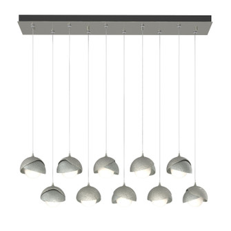 Brooklyn Brooklyn 10-Light Double Shade Pendant in Sterling (39|131205-SKT-STND-85-82-GG0711)