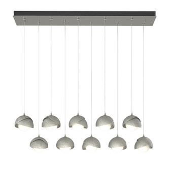 Brooklyn Brooklyn 10-Light Double Shade Pendant in Sterling (39|131205-SKT-STND-85-85-GG0711)