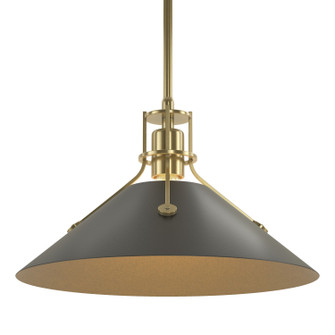 Henry Henry Medium Steel Shade Pendant in Modern Brass (39|134550-SKT-MULT-86-10)