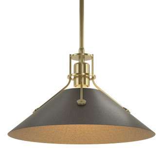 Henry Henry Medium Steel Shade Pendant in Modern Brass (39|134550-SKT-MULT-86-14)