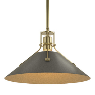 Henry Henry Medium Steel Shade Pendant in Modern Brass (39|134550-SKT-MULT-86-20)