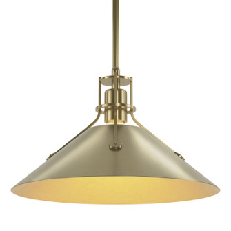 Henry Henry Medium Steel Shade Pendant in Modern Brass (39|134550-SKT-MULT-86-86)