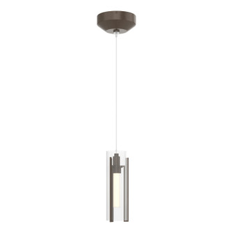 Exos Glass One Light Mini Pendant in Bronze (39|161180-SKT-STND-05-ZM0065)