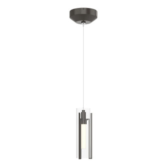Exos Glass One Light Mini Pendant in Oil Rubbed Bronze (39|161180-SKT-STND-14-ZM0065)