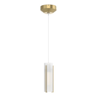 Exos Glass One Light Mini Pendant in Modern Brass (39|161180-SKT-STND-86-GG0065)