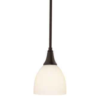 Trumpet One Light Mini Pendant in Oil Rubbed Bronze (39|182640-SKT-MULT-14-GG0001)