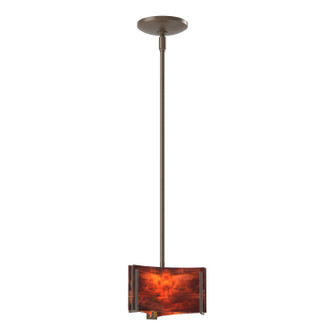 Exos Glass One Light Mini Pendant in Bronze (39|188100-SKT-MULT-05-ZB0156)