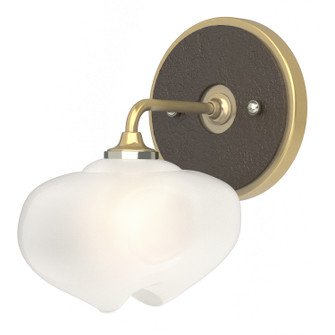 Ume Ume 1-Light Curved Arm Bath Sconce in Modern Brass (39|201340-SKT-86-14-FD0710)