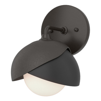 Brooklyn Brooklyn 1-Light Double Shade Bath Sconce in Oil Rubbed Bronze (39|201374-SKT-14-10-GG0711)