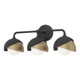 Brooklyn Brooklyn 3-Light Double Shade Bath Sconce in Black (39|201375-SKT-10-84-GG0711)