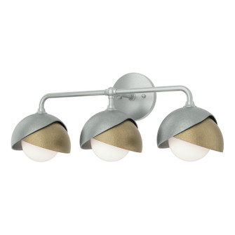 Brooklyn Brooklyn 3-Light Double Shade Bath Sconce in Vintage Platinum (39|201375-SKT-82-84-GG0711)
