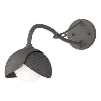 Brooklyn Brooklyn 1-Light Double Shade Long-Arm Sconce in Dark Smoke (39|201377-SKT-07-20-GG0711)