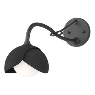 Brooklyn Brooklyn 1-Light Double Shade Long-Arm Sconce in Black (39|201377-SKT-10-10-GG0711)