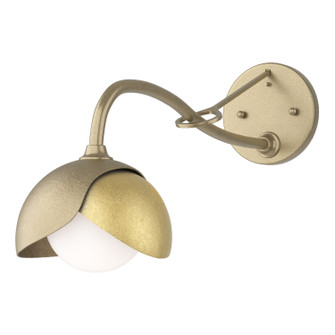 Brooklyn Brooklyn 1-Light Double Shade Long-Arm Sconce in Soft Gold (39|201377-SKT-84-86-GG0711)