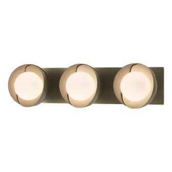 Brooklyn Brooklyn 3-Light Straight Double Shade Bath Sconce in Soft Gold (39|201378-SKT-84-84-GG0711)