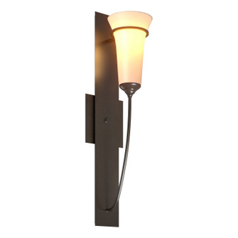 Banded One Light Wall Sconce in Oil Rubbed Bronze (39|206251-SKT-14-GG0068)