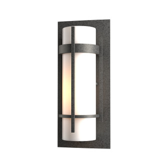 Banded One Light Outdoor Wall Sconce in Coastal Black (39|305892-SKT-80-GG0066)