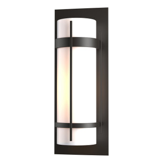 Banded One Light Outdoor Wall Sconce in Coastal Oil Rubbed Bronze (39|305894-SKT-14-GG0037)