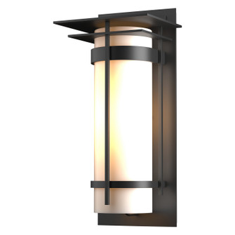 Banded One Light Outdoor Wall Sconce in Coastal Black (39|305994-SKT-80-GG0037)