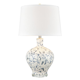 Rueben Crescent One Light Table Lamp in White (45|H0019-8030)