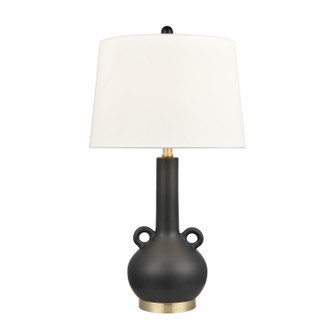 Sanderson One Light Table Lamp in Matte Black Glazed (45|S0019-9495)