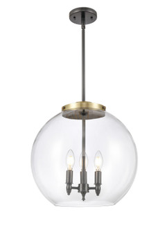 Essex LED Pendant in Black Antique Brass (405|221-3S-BAB-G122-16-LED)