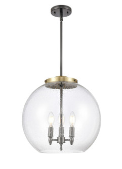 Ballston LED Pendant in Black Antique Brass (405|221-3S-BAB-G124-16-LED)