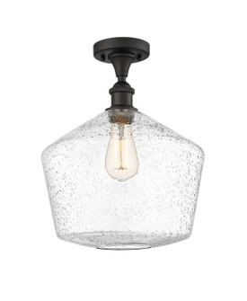 Ballston LED Semi-Flush Mount in Oil Rubbed Bronze (405|516-1C-OB-G654-12-LED)
