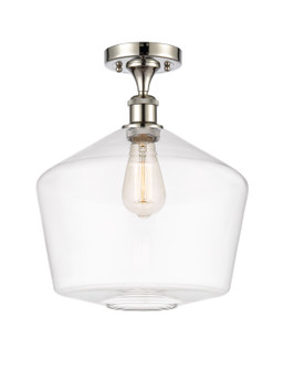 Ballston One Light Semi-Flush Mount in Polished Nickel (405|516-1C-PN-G652-12)