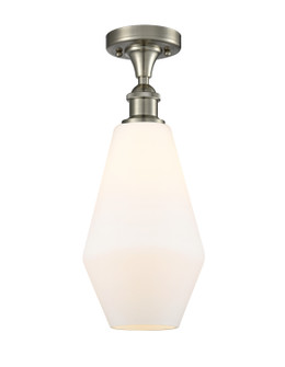 Ballston One Light Semi-Flush Mount in Brushed Satin Nickel (405|516-1C-SN-G651-7)