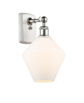 Ballston One Light Wall Sconce in White Polished Chrome (405|516-1W-WPC-G651-8)