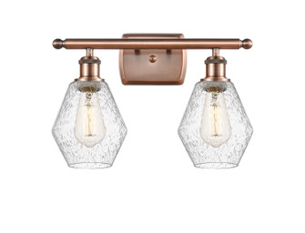 Ballston Two Light Bath Vanity in Antique Copper (405|516-2W-AC-G654-6)
