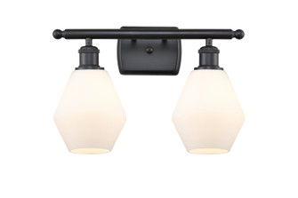 Ballston Two Light Bath Vanity in Matte Black (405|516-2W-BK-G651-6)