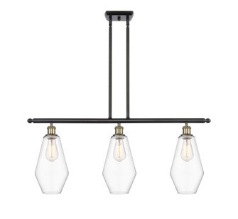 Ballston Three Light Island Pendant in Black Antique Brass (405|516-3I-BAB-G652-7)