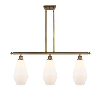 Ballston Three Light Island Pendant in Brushed Brass (405|516-3I-BB-G651-7)