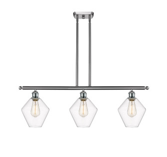 Ballston Three Light Island Pendant in Brushed Satin Nickel (405|516-3I-SN-G652-8)