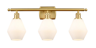 Ballston Three Light Bath Vanity in Satin Gold (405|516-3W-SG-G651-6)